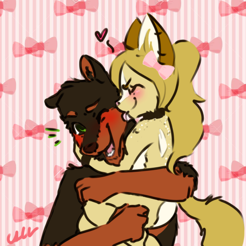 anthro blush bow_ribbon cheek_lick collar collar_only cuff_(restraint) duo face_lick female fluffy happy licking lifting_partner male male/female nude restraints smile tongue tongue_out sourmagic levi_kyros nero_kyros canid canine canis domestic_cat felid feline felis mammal valta wolf 1:1 low_res