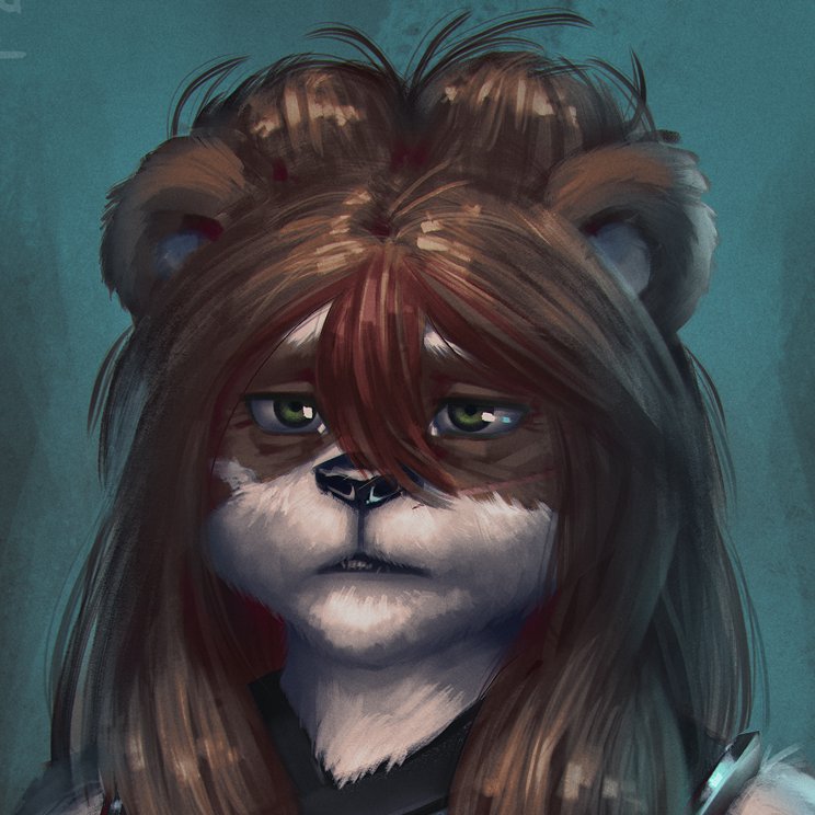 anthro female green_eyes simple_background solo shadoca blizzard_entertainment warcraft bear mammal pandaren 1:1