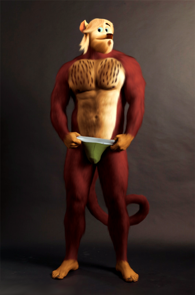 abs anthro anthrofied bulge clothing feet male muscular muscular_anthro muscular_male nipples pecs solo underwear oystercatcher7 third-party_edit all_hail_king_julien dreamworks madagascar_(series) sage_moondancer lemur mammal primate strepsirrhine photo_manipulation photomorph