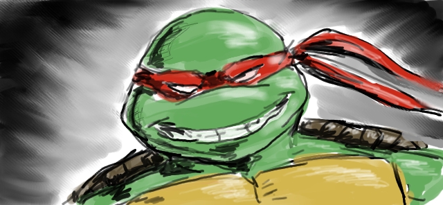 anthro brown_shell grey_background light looking_at_viewer male male_anthro ninja red_mask shell simple_background smile smiling_at_viewer solo toothy_smile warrior white_eyes jesusismyhomie teenage_mutant_ninja_turtles raphael_(tmnt) reptile scalie turtle 2010 bust_portrait colored digital_drawing_(artwork) digital_media_(artwork) english_description lighting portrait shaded