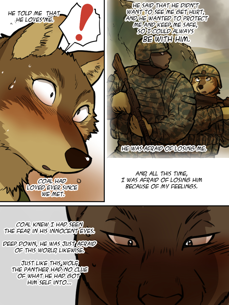 ▻ Brothers in Arms - Furry GAY PORN BARA comic