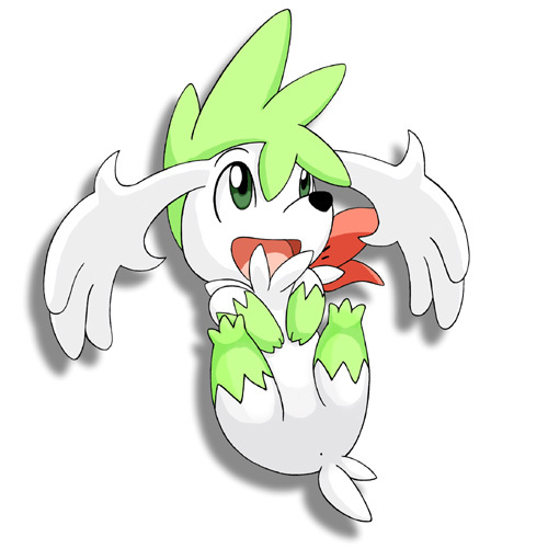 ambiguous_gender anus anus_only black_nose butt feral fur green_body green_eyes green_fur looking_up lying on_back smile solo spread_legs spreading tongue kuridora nintendo pokemon generation_4_pokemon legendary_pokemon pokemon_(species) shaymin sky_forme_shaymin 1:1 low_res