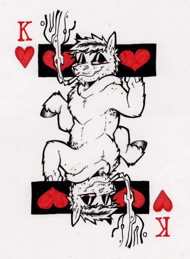 anthro anthrofied armpit_hair beard body_hair card conjoined drugs facial_hair fur hearts_(suit) hoof_hands hooves king_of_hearts looking_at_viewer male male_anthro mane marijuana mustache narrowed_eyes nude playing_card playing_card_template simple_background smile smoke smoking smoking_marijuana snout solo stoned substance_intoxication symmetry symmetry_(rotational) ed_mortis fluffy_pony edward_fuckshits fluffy_pony_(species) mammal 2023 pen_(artwork) spot_color traditional_media_(artwork) trans_(lore) trans_man_(lore)