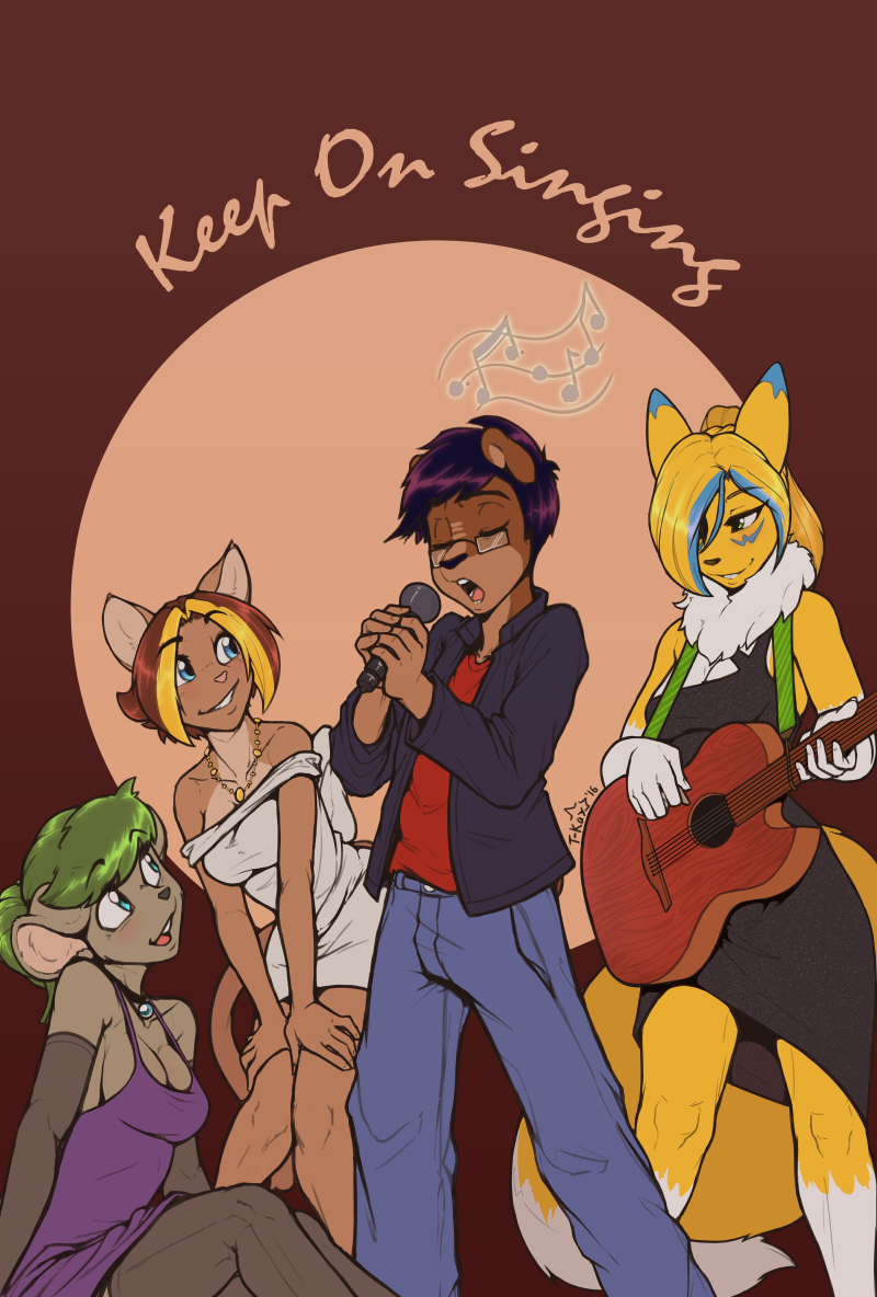 acoustic_guitar anthro clothed clothing electronics eyewear female fully_clothed glasses group guitar hair male microphone musical_instrument plucked_string_instrument string_instrument t-kay bandai_namco digimon katie_tinson digimon_(species) mammal mouse murid murine renamon rodent 2016 digital_media_(artwork)