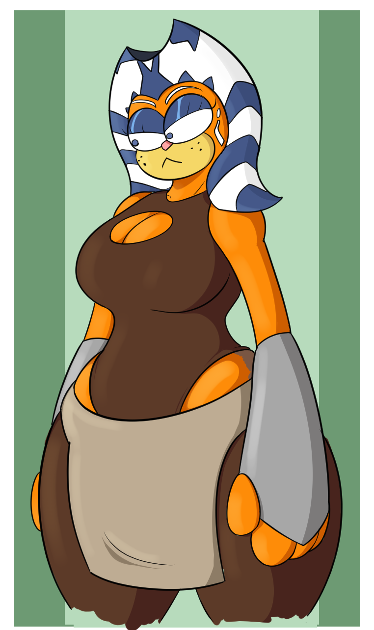 anthro big_breasts breasts clothed clothing crossgender eyelashes eyeshadow female fur fusion half-closed_eyes lekku_(anatomy) makeup mtf_crossgender narrowed_eyes orange_body simple_background solo wide_hips king_of_sorrow_(artist) thekingofsorrow garfield_(series) mad_(series) star_wars ahsoka_tano garfield_the_cat sudoku_(mad) alien alien_humanoid domestic_cat felid feline felis humanoid mammal togruta crossover hi_res