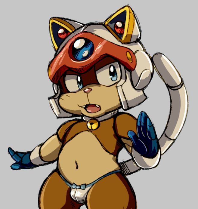 anthro blue_eyes brown_body brown_fur bulge clothing cute_fangs fangs fur humanoid_hands male simple_background solo teeth underwear dandi samurai_pizza_cats speedy_cerviche domestic_cat felid feline felis mammal 2019