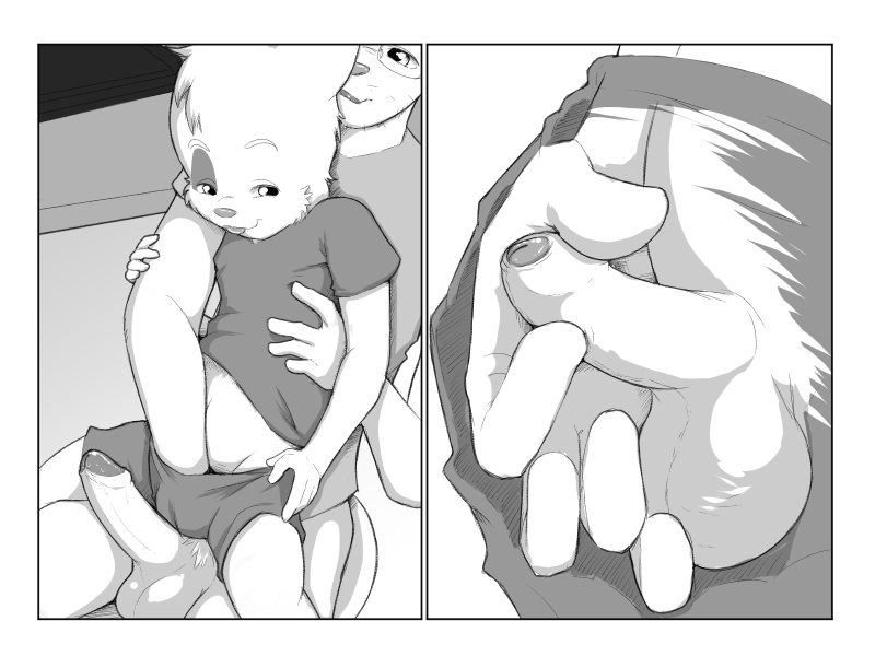 age_difference anthro anthro_on_anthro biped border duo erection fondling foreskin fur genitals hand_in_pants humanoid_genitalia humanoid_penis larger_male male male/male older_male partially_retracted_foreskin penis size_difference smaller_male tongue tongue_out white_border young young_anthro young_male younger_male arkaid domestic_cat felid feline felis mammal 4:3 monochrome father_(lore) father_and_child_(lore) father_and_son_(lore) incest_(lore) parent_(lore) parent_and_child_(lore) parent_and_son_(lore) son_(lore)