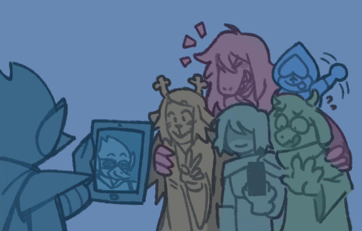 Art by valdotpng featuring the character Ralsei from Deltarune