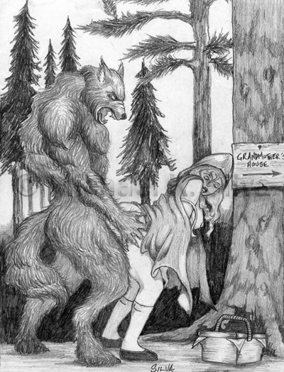 anthro anthro_penetrating anthro_penetrating_female anthro_penetrating_human anthro_top breasts detailed_background duo female female_on_anthro female_penetrated forest from_behind_position human_on_anthro human_penetrated interspecies male male/female male_on_human male_penetrating male_penetrating_female male_penetrating_human nature nipples nude outside penetration penile penile_penetration penis_in_pussy plant sex sky tail tree vaginal vaginal_penetration wood michael_k._silva fairy_tales little_red_riding_hood_(copyright) mythology little_red_riding_hood canid canine canis human mammal mythological_canine mythological_creature were werecanid werecanine werewolf wolf monochrome watermark