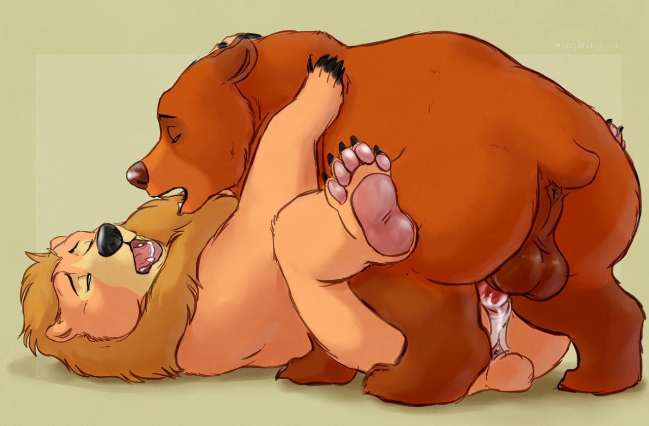 Порно с медведем аниме фото 13