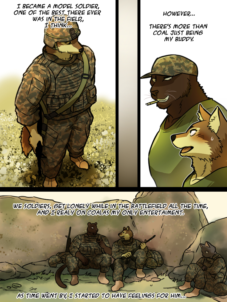 â–» Brothers in Arms - Furry GAY PORN BARA comic