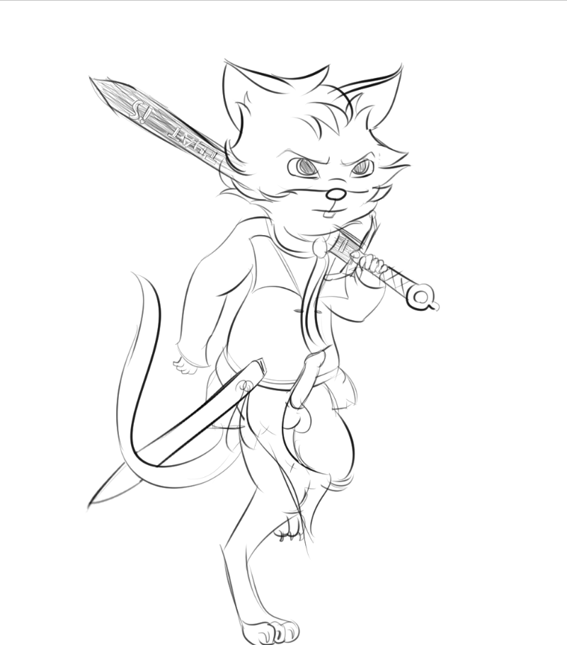 animal_genitalia anthro clothed clothing erection feet genitals male melee_weapon pantsless scarf sheath shirt simple_background solo sword topwear weapon thedevilsadvocates redwall martin_the_warrior mammal mouse murid murine rodent monochrome