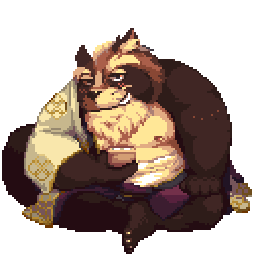 anthro blush brown_body brown_fur fur humanoid_hands kemono male overweight overweight_anthro overweight_male simple_background sitting solo transparent_background nanadragon4 canid canine mammal raccoon_dog tanuki 1:1 2020 alpha_channel