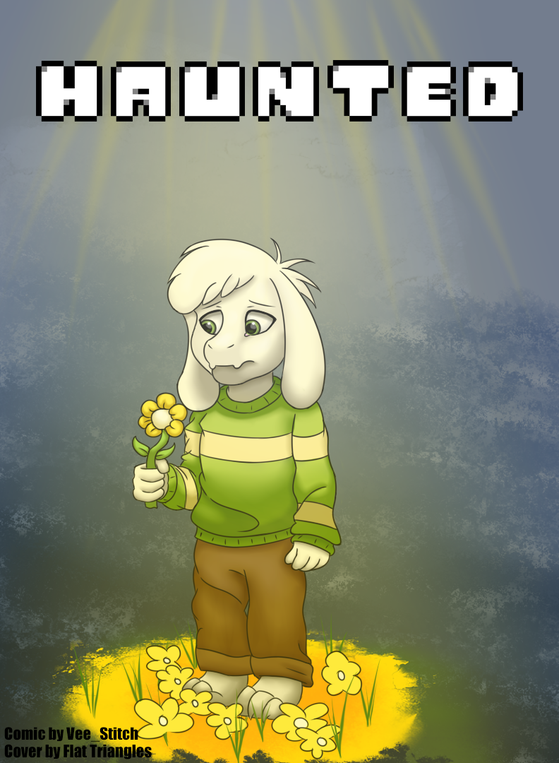 anthro male young young_anthro young_male vee_stitch undertale undertale_(series) asriel_dreemurr boss_monster_(undertale) bovid caprine mammal comic cover