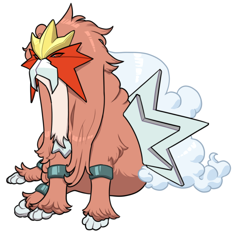 ambiguous_gender brown_body brown_fur feral fur male red_eyes simple_background solo spikes spikes_(anatomy) white_background starrberry dogelore nintendo pokemon cheems entei generation_2_pokemon legendary_pokemon mammal pokemon_(species) 2021 meme