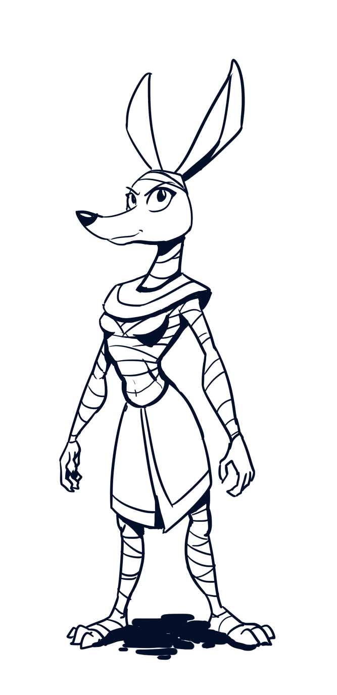 anthro breasts clothing egyptian egyptian_clothing female jewelry navel necklace shendyt small_breasts smile solo usekh wrappings unknown_artist disney ducktales ducktales_(2017) amunet_(ducktales) anubian_jackal canid canine canis jackal mammal blue_and_white hi_res monochrome