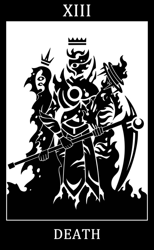 black_border border card card_template death_(tarot) fire fortune_telling group major_arcana male roman_numeral silhouette simple_background tarot tarot_card text trio white_background white_text sunnyclockwork scp_foundation all-death_(scp_foundation) great_death_(scp_foundation) small_death_(scp_foundation) three_brothers_of_death elemental_creature elemental_humanoid fire_creature fire_humanoid humanoid 2015 black_and_white digital_drawing_(artwork) digital_media_(artwork) english_text monochrome brother_(lore) brothers_(lore) sibling_(lore)