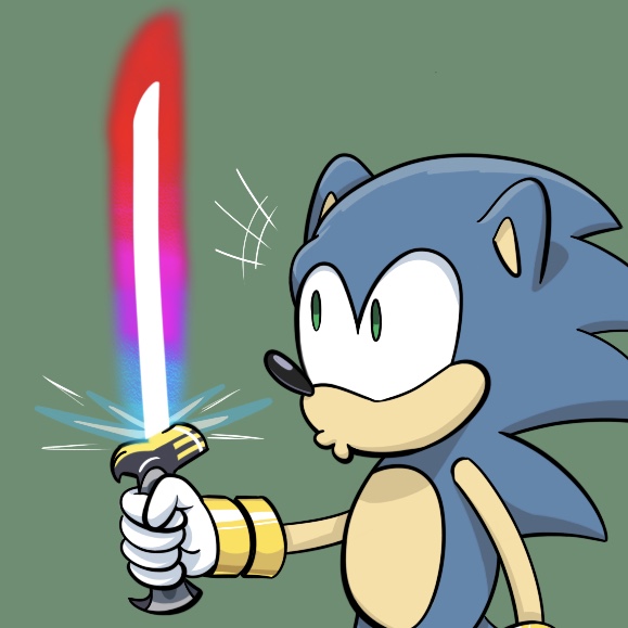 anthro beam_sword blue_body blue_fur fur looking_up male solo weapon anonymous_artist nintendo sega sonic_the_hedgehog_(series) super_smash_bros. sonic_the_hedgehog eulipotyphlan hedgehog mammal 1:1 2021 digital_drawing_(artwork) digital_media_(artwork)