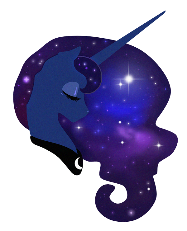 blue_body blue_hair blue_horn eyelashes eyes_closed female feral hair horn purple_hair side_view simple_background solo sparkles sparkling_hair transparent_background milk-jug friendship_is_magic hasbro my_little_pony mythology princess_luna_(mlp) equid equine mammal mythological_creature mythological_equine unicorn alpha_channel