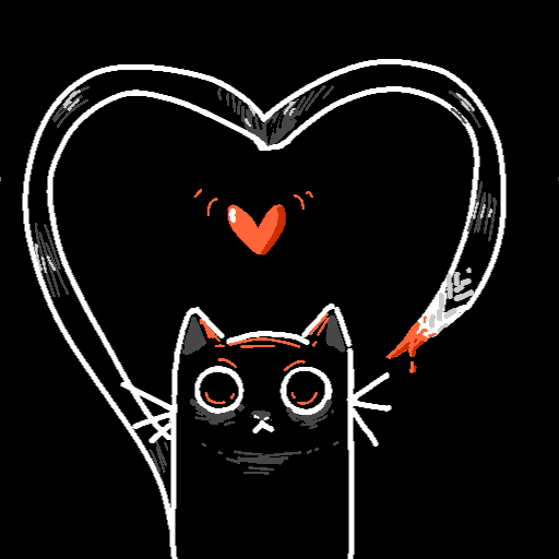 8-bit :< ambiguous_gender black_background blood bodily_fluids ears_up feral heart_symbol knife_tail long_tail looking_at_viewer red_monochrome red_spot_color simple_background solo soul_devouring_eyes stare tail whiskers white_line_art wide_eyed bratos123 sweetdummie different_strokes_gallery domestic_cat felid feline felis mammal 1:1 black_and_white_and_red colored_line_art digital_media_(artwork) oekaki restricted_palette shaded