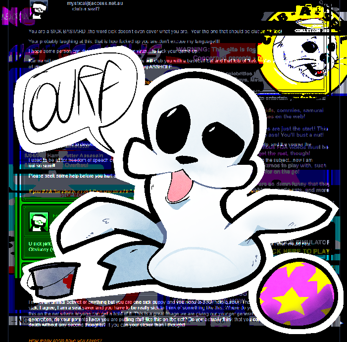 ball black_eyes blood bodily_fluids bucket container fur newgrounds_logo onomatopoeia open_mouth profanity screencap screencap_background sound_effects text webcore white_body white_fur igwanasuchus club_a_seal newgrounds tankmen tankman mammal marine pinniped seal english_text