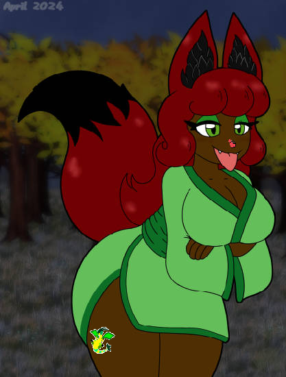 anthro breasts cleavage clothed clothing female hair red_hair solo tattoo lewdymonlicker asian_mythology east_asian_mythology japanese_mythology mythology jakeh_the_foxgirl animal_humanoid canid canid_humanoid canine canine_humanoid fox_humanoid humanoid mammal mammal_humanoid yokai 2024 digital_drawing_(artwork) digital_media_(artwork)