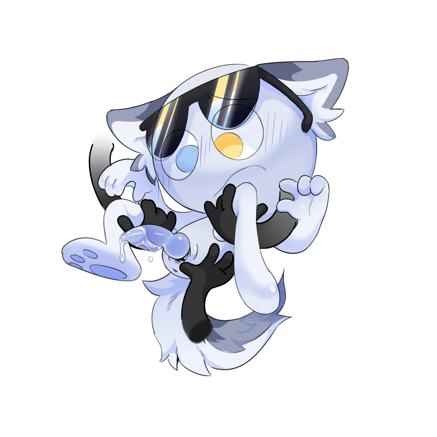 Hands reaching for pleasure