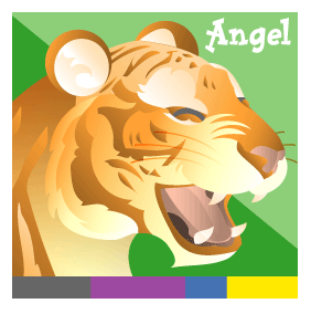 ambiguous_gender border brown_body brown_fur fangs feral fur open_mouth solo stripes teeth tongue white_border chris_goodwin felid mammal pantherine tiger adobe_illustrator_(artwork) bust_portrait digital_media_(artwork) low_res portrait