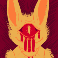 3_eyes anthro bloodshot_eyes clothing crying_blood eyelashes eyes_closed female front_view fur gore looking_at_viewer multi_eye orange_body orange_fur pupils red_background simple_background slit_pupils solo topwear whiskers maogapsypo ruby_quest ruby_(rq) lagomorph leporid mammal rabbit 1:1 2012 bust_portrait digital_media_(artwork) icon low_res portrait red_theme thumbnail