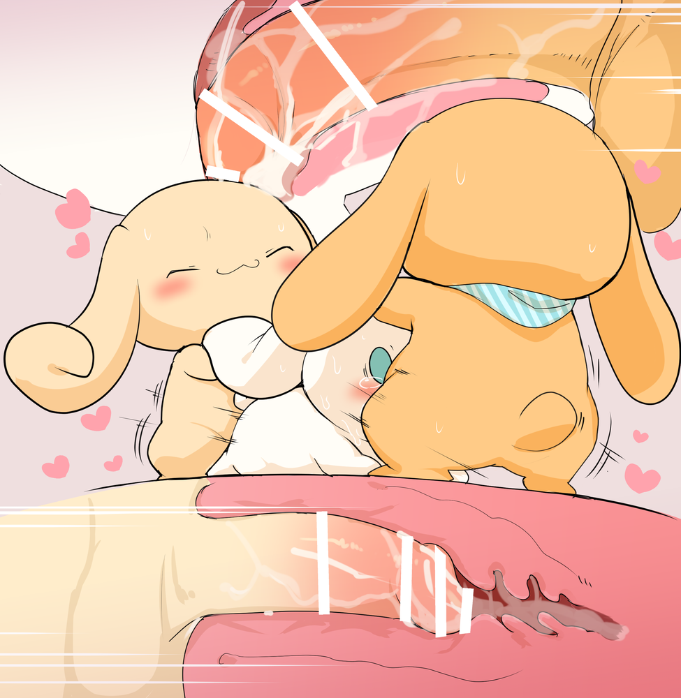 Cinnamoroll blushing playfully exploring intimate moments with a friendA coy Cinnamoroll indulges in forbidden fantasies behind closed doorsCinnamoroll blushes in a private embrace unveiling hidden desires