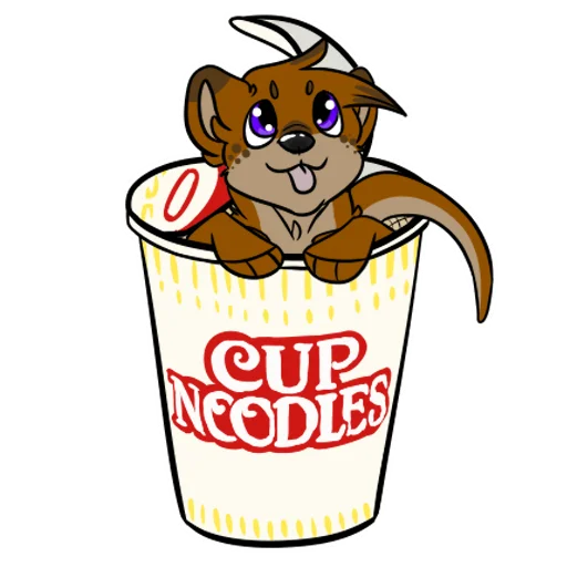 brown_body brown_fur container cup female fur in_container nude purple_eyes solo tail telegram_sticker tongue tongue_out aroura_borkialis_(artist) cup_noodles pip_(piflnoso) lontra mammal mustelid north_american_river_otter otter river_otter 1:1 alpha_channel