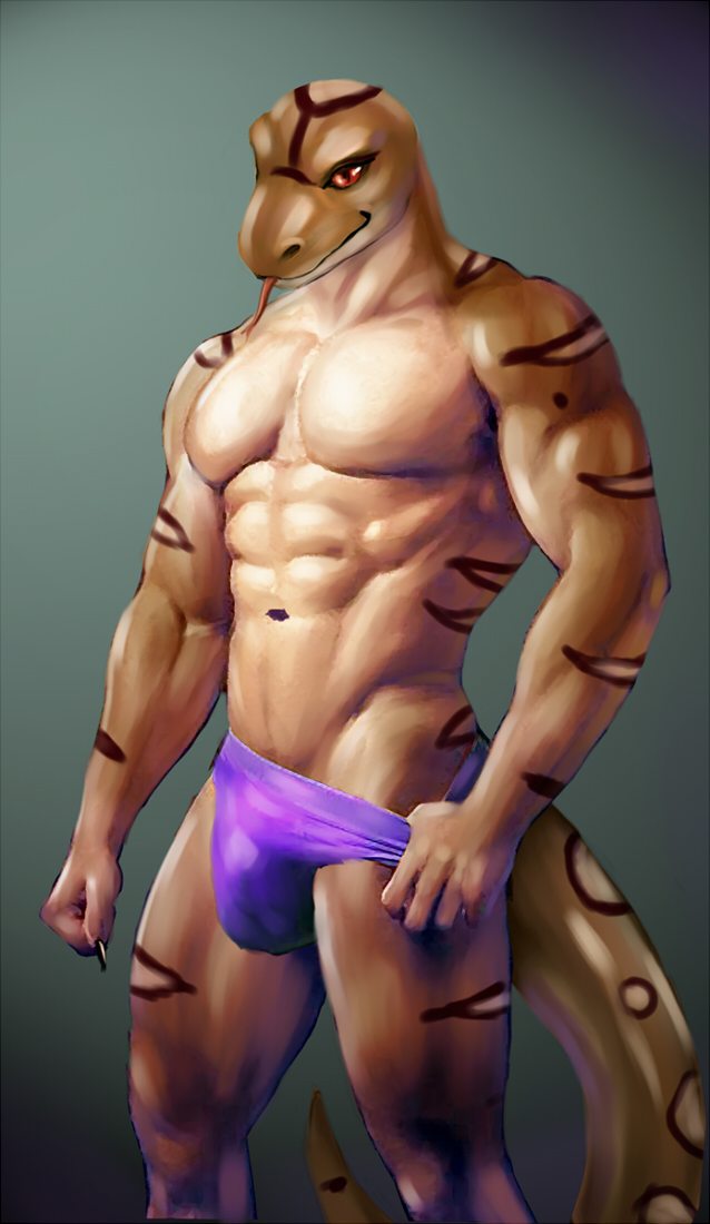 5_fingers abs anthro belly biceps big_biceps big_deltoids big_muscles big_pecs briefs briefs_only briefs_pull brown_arms brown_back brown_body brown_face brown_legs brown_markings brown_neck brown_scales brown_stripes brown_tail bulge claws closed_smile clothed clothed_anthro clothed_male clothing clothing_pull deltoids fingers flirting flirting_with_viewer forearm_muscles forked_tongue glistening glistening_arms glistening_chest glistening_face glistening_fingers glistening_hands glistening_head glistening_legs glistening_neck glistening_tail gradient_background green_background hamstrings happy huge_muscles huge_pecs humanoid_hands light looking_at_viewer male male_anthro manly markings mouth_closed multicolored_body multicolored_scales muscular muscular_anthro muscular_arms muscular_male muscular_thighs navel neck_muscles obliques oiled oiled_body pecs pink_tongue pulling_down purple_briefs purple_clothing purple_underwear quads red_eyes red_sclera scales simple_background skimpy smile smiling_at_viewer solo spots spotted_arms spotted_head spotted_markings spotted_tail standing striped_arms striped_back striped_legs striped_shoulders stripes tail tail_markings tan_arms tan_back tan_belly tan_body tan_chest tan_face tan_fingers tan_hands tan_legs tan_markings tan_neck tan_scales tan_spots tan_stripes tan_tail three-quarter_view tongue tongue_out topless topless_anthro topless_male trapezius two_tone_arms two_tone_back two_tone_body two_tone_face two_tone_legs two_tone_neck two_tone_scales two_tone_spots two_tone_stripes two_tone_tail underwear underwear_only underwear_pull undressing v-cut bleakcat handofblades reptile scalie snake 2021 colored digital_drawing_(artwork) digital_media_(artwork) portrait shaded three-quarter_portrait