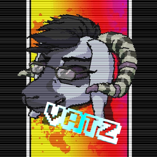 black_hair eyewear glasses hair horn mask solo chirasul hotline_miami jaycemonde vatz cassandra_vatz bovid caprine goat mammal 1:1 digital_media_(artwork) headshot_portrait icon low_res portrait