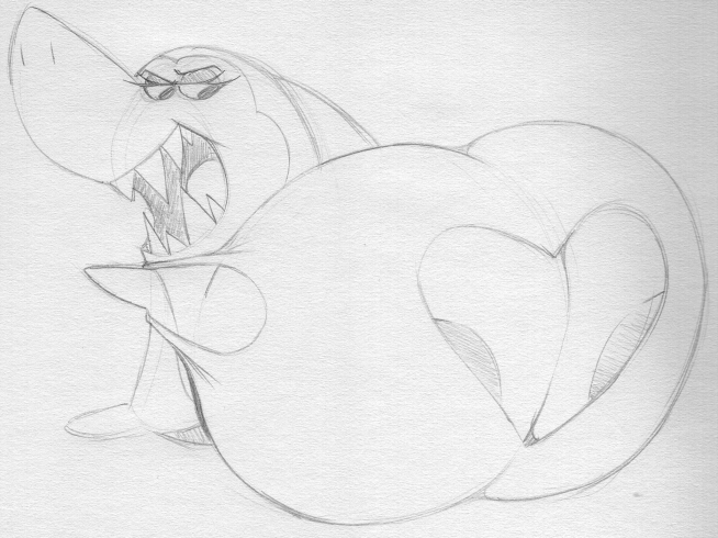 big_breasts breasts clothing female fin half-closed_eyes huge_breasts hyper hyper_breasts narrowed_eyes nipples non-mammal_breasts open_mouth open_smile semi-anthro sharp_teeth smile solo teeth tongue sbshouseofpancakes hanna-barbera jabberjaw jellystone_(hbo_max) jabberjaw_(character) fish marine shark monochrome traditional_media_(artwork)