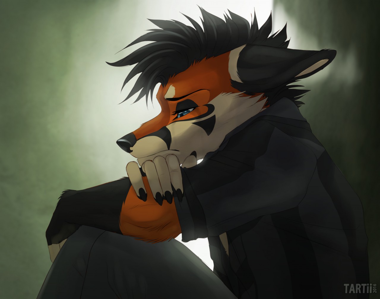 Wolf Anime Boy Sad - http://weheartit.com/entry/236119661 | Anime