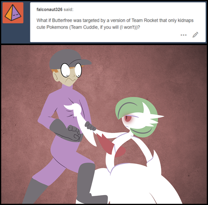 ask_blog clothed clothing deadpan duo glowing glowing_eyes lifted male text user_avatar mikaila_turkleson nintendo pokemon tumblr g_(madhouse) generation_6_pokemon human humanoid mammal mega_evolution mega_gardevoir pokemon_(species) english_text