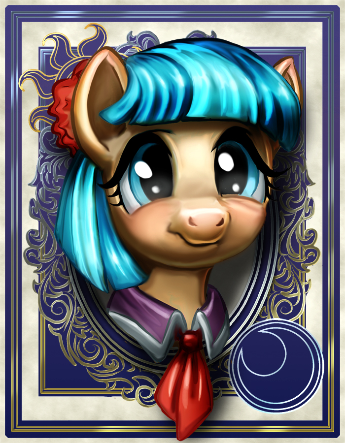 coco pommel (friendship is magic and etc) drawn by harwick