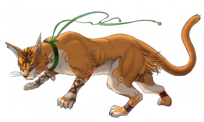 choker female feral fur jewelry necklace orange_body orange_fur simple_background solo tail white_background kita_senri fire_emblem fire_emblem_path_of_radiance nintendo lethe_(fire_emblem) felid laguz mammal 5:3 official_art source_request