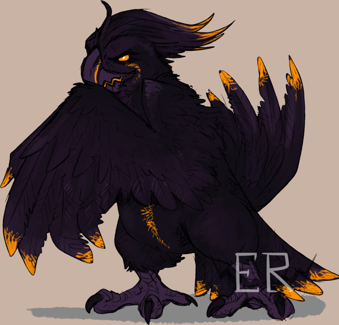 beak biped black_body black_claws black_feathers claws feathers featureless_crotch feral head_tuft logo purple_beak simple_background solo standing tuft imperatorcaesar avian bird corvid corvus_(genus) crow oscine passerine artist_logo colored_sketch sketch