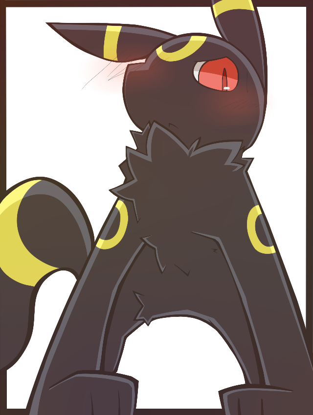 :< ambiguous_gender blush chest_tuft featureless_crotch feral looking_at_viewer looking_down low-angle_view lying paws pupils simple_background slit_pupils solo transparent_background tuft shin_(artist) nintendo pokemon eeveelution generation_2_pokemon pokemon_(species) umbreon alpha_channel