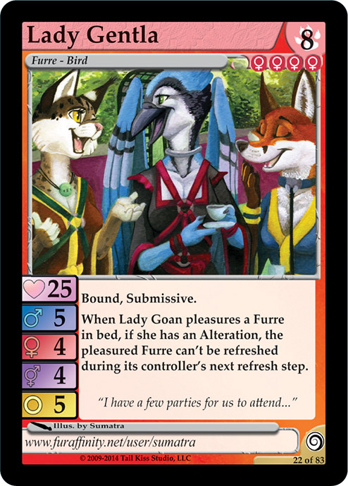 anthro asexual_symbol card card_template collar copyright_symbol female female_symbol gender_symbol group heart_symbol intersex_symbol male_symbol number symbol text trading_card trading_card_game trading_card_template trio sumatra furoticon lady_goan avian bird blue_jay canid canine corvid domestic_cat felid feline felis fox jay_(bird) mammal new_world_jay oscine passerine english_text