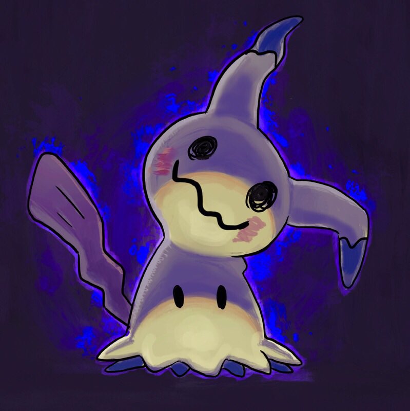 ambiguous_gender black_eyes dot_eyes solo yellow_body ka92 nintendo pokemon generation_7_pokemon mimikyu pokemon_(species) 2017