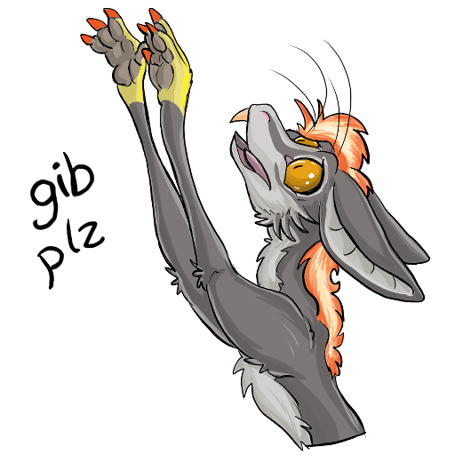 alternate_species anthro buckteeth dialogue fur gloves_(marking) grey_body grey_fur hair male markings orange_eyes orange_hair simple_background solo teeth text transparent_background flinters out-of-placers hazard_drake mammal yinglet 1:1 alpha_channel english_text