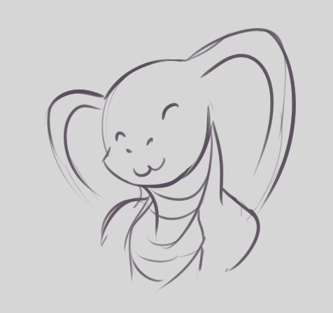 ^w^ ambiguous_gender anthro chibi happy scales simple_background smile snake_hood solo skydrynn glek_tarssza cobra reptile scalie snake ta'rall 2021 bust_portrait digital_drawing_(artwork) digital_media_(artwork) low_res portrait sketch