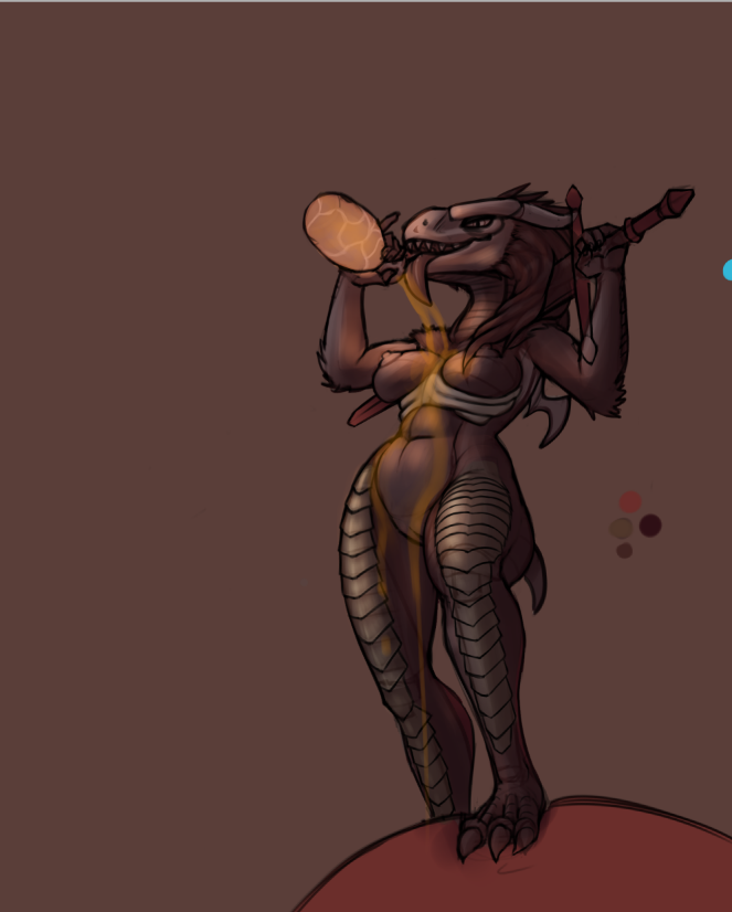 anthro areola beverage biped breasts estus female genitals holding_flask holding_melee_weapon holding_object holding_sword holding_weapon horn liquid melee_weapon nipples non-mammal_breasts nude open_mouth pouring_onto_self pussy scales simple_background solo standing sword teeth tongue tongue_out weapon retro_parasite dark_souls fromsoftware mythology dragon dragonoid_(dark_souls) mythological_creature mythological_scalie scalie unfinished