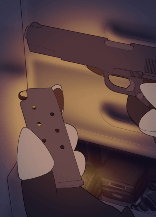 3_fingers 4_toes anthro bed bedroom black_body black_fur breasts dresser feet female fingers fur furniture genitals gun hair inside lamp loading_gun looking_at_viewer nude pose pussy ranged_weapon red_hair smile smirk solo standing tail tail_tuft toes tuft weapon raemyshu rvb_revolution agent_texas chupadore 3d_(artwork) 3d_animation animated blender_(artwork) digital_media_(artwork) pinup
