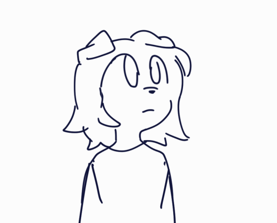 ambiguous_gender anthro bangs blush blush_lines dot_nose flailing goofy_smile medium_hair paws shaking shaking_another simple_background snout_grab solo white_background cometiny canid canine canis domestic_dog mammal animated digital_media_(artwork) short_playtime male_(lore)