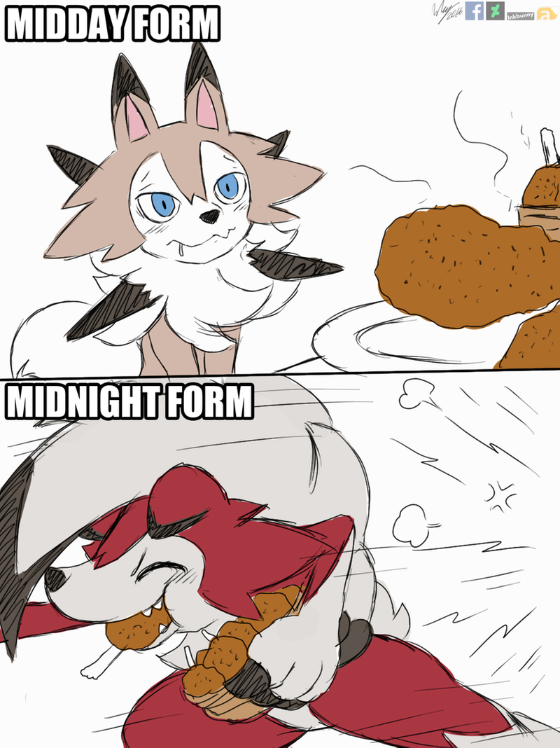 ambiguous_gender anthro blue_eyes bodily_fluids chicken_meat eating eyes_closed food fried_chicken fur humor meat multicolored_body multicolored_fur saliva simple_background solo stare text white_background winick-lim nintendo pokemon canid canine generation_7_pokemon lycanroc mammal midday_lycanroc midnight_lycanroc pokemon_(species) 2016 colored_sketch comic digital_media_(artwork) english_text meme sketch