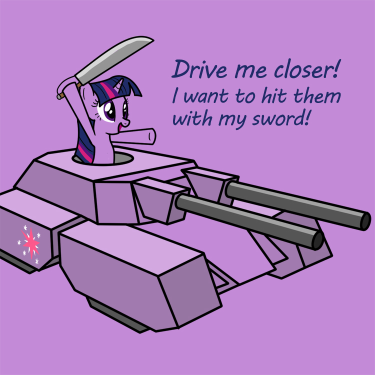 eyelashes female fur hair horn long_hair mammoth_tank melee_weapon multicolored_hair purple_body purple_eyes purple_fur purple_hair short_hair solo sword tank text two_tone_hair vehicle weapon smockhobbes command_and_conquer electronic_arts friendship_is_magic hasbro my_little_pony mythology red_alert_(series) warhammer_(franchise) warhammer_40000 twilight_sparkle_(mlp) equid equine horse mammal mythological_creature mythological_equine pony unicorn 1:1 english_text