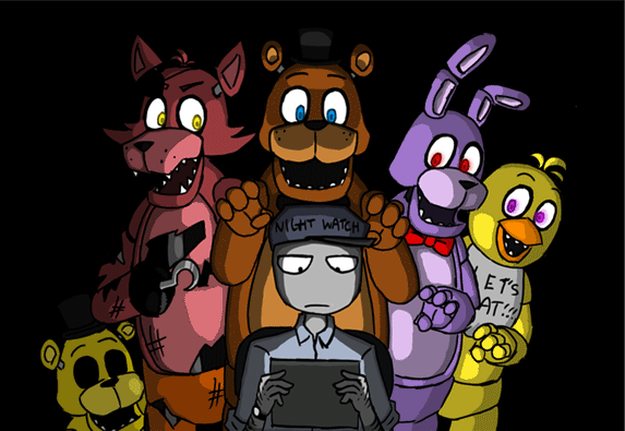 E621 animados animatronic urso avian bonnie_ (fnaf) chica_ canina (fnaf) fox foxy_ de five_nights_at_freddy frango (fnaf) freddy_ (fnaf) brilhantes glowing_eyes golden_freddy_ (fnaf) chapéu lagomorph máquina mamífero coelho mike_schmidt mecânica video_games rebornica robô